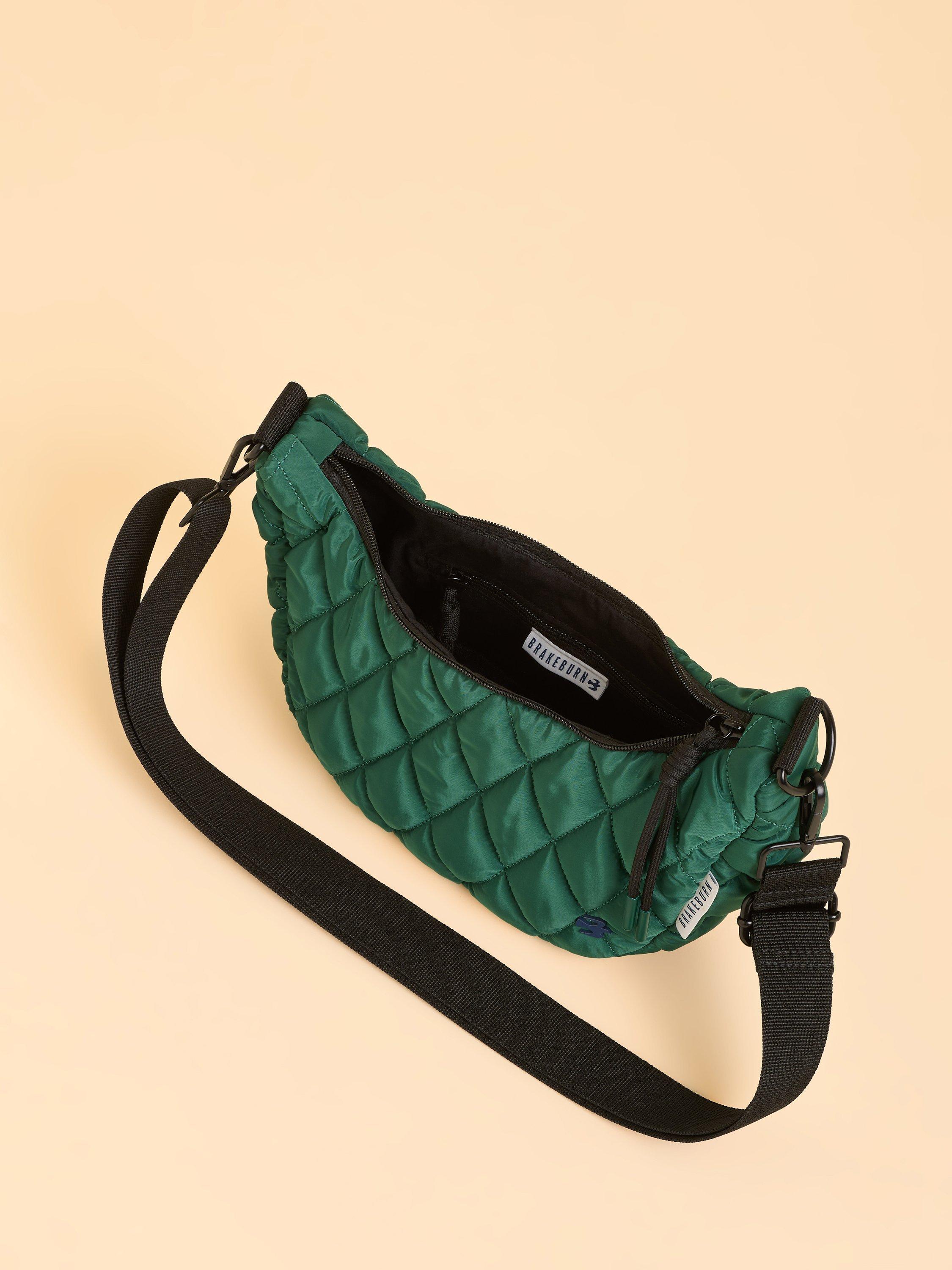 Product image 3 of 4, which shows Brakeburn Shipstal Quilted Sling Bag, Teal, One Size