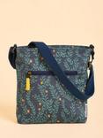 Brakeburn Twilight Leaves Crossbody Bag, Blue