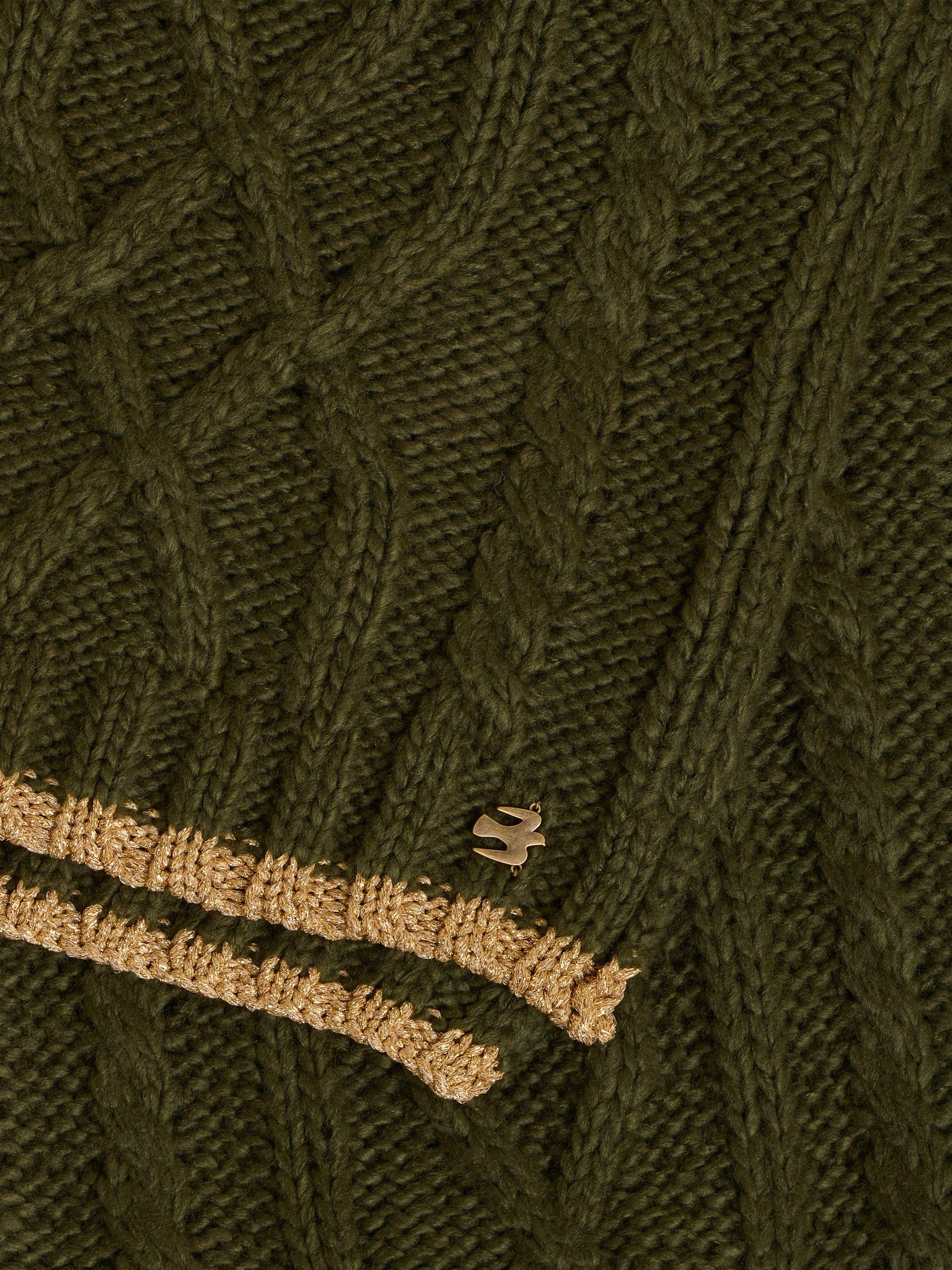 Product image 3 of 5, which shows Brakeburn Heather Scarf, Green, One Size