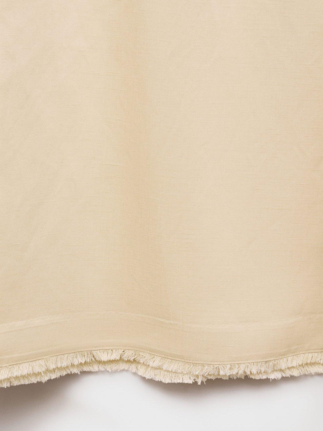 Product image 5 of 7, which shows Mango Fiona Flared Midi Skirt, Yellow, 10