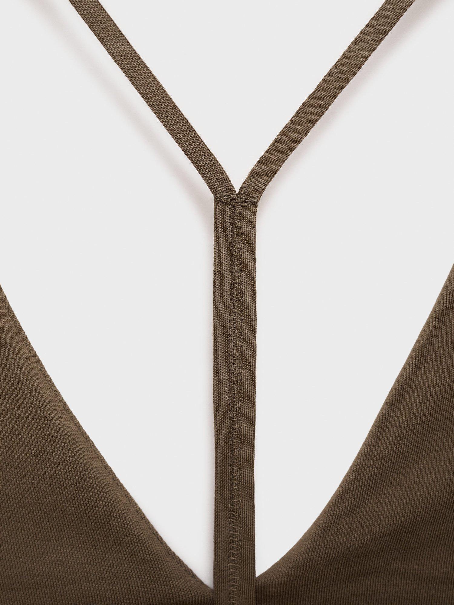 Product image 5 of 8, which shows Mango Bali Strappy Midi Dress, Beige/Khaki, 10