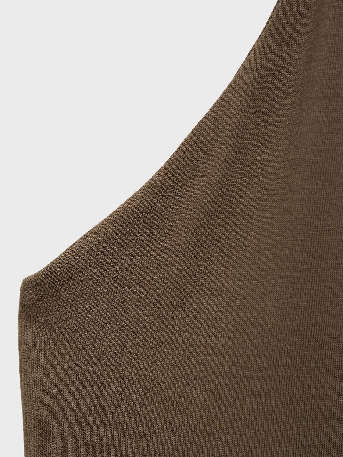 Product image 8 of 8, which shows Mango Bali Strappy Midi Dress, Beige/Khaki, 10