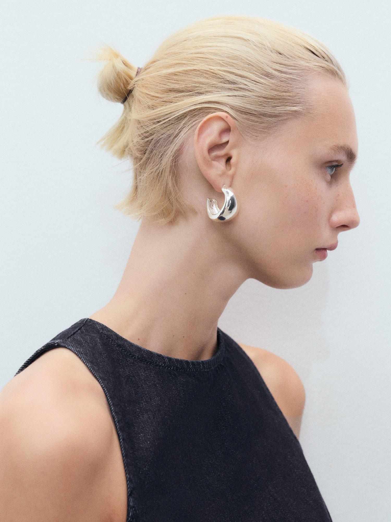 Product image 6 of 7, which shows Mango Blossom Denim Dress, Open Blue, 10