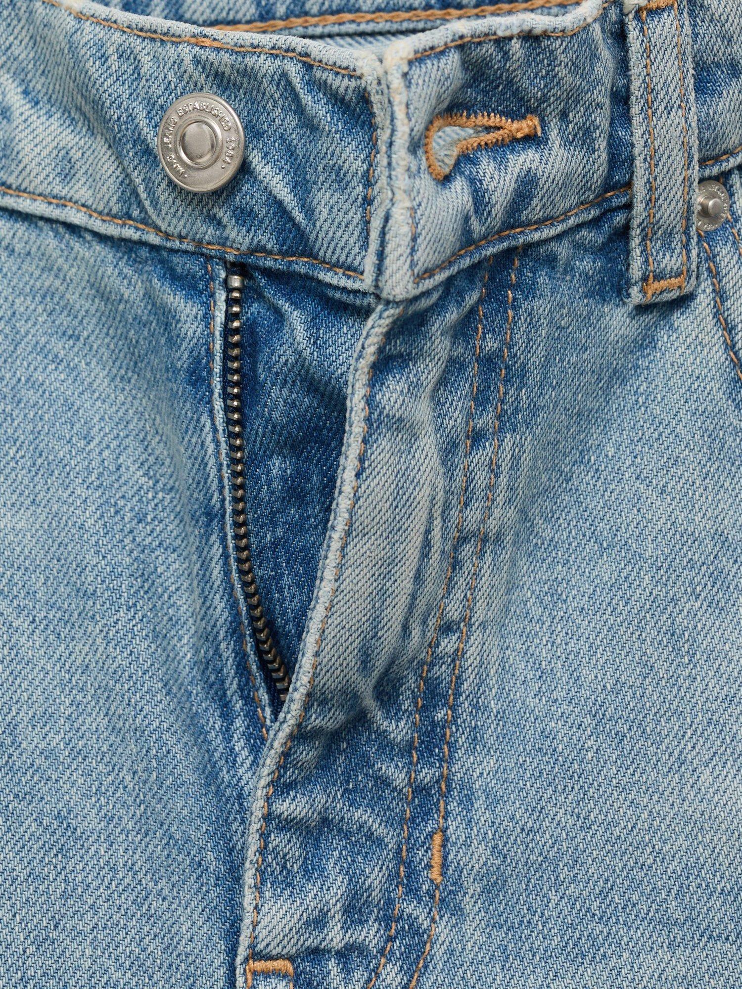 Product image 7 of 7, which shows Mango Kaira Mid Rise Flared Jeans, Mid Blue, 8