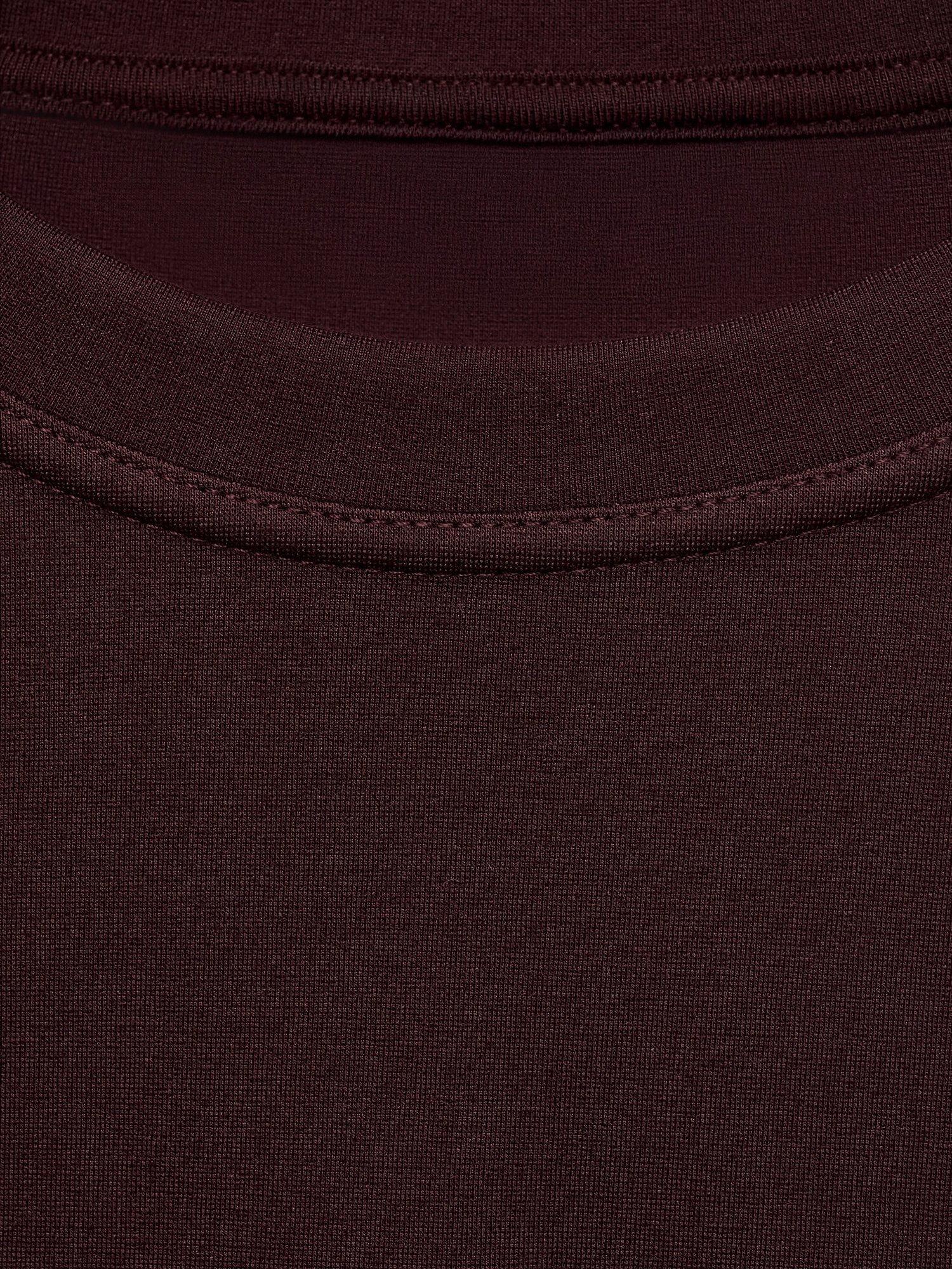 Product image 8 of 8, which shows Mango Florida Crew Neck Sweatshirt, Dark Red, M
