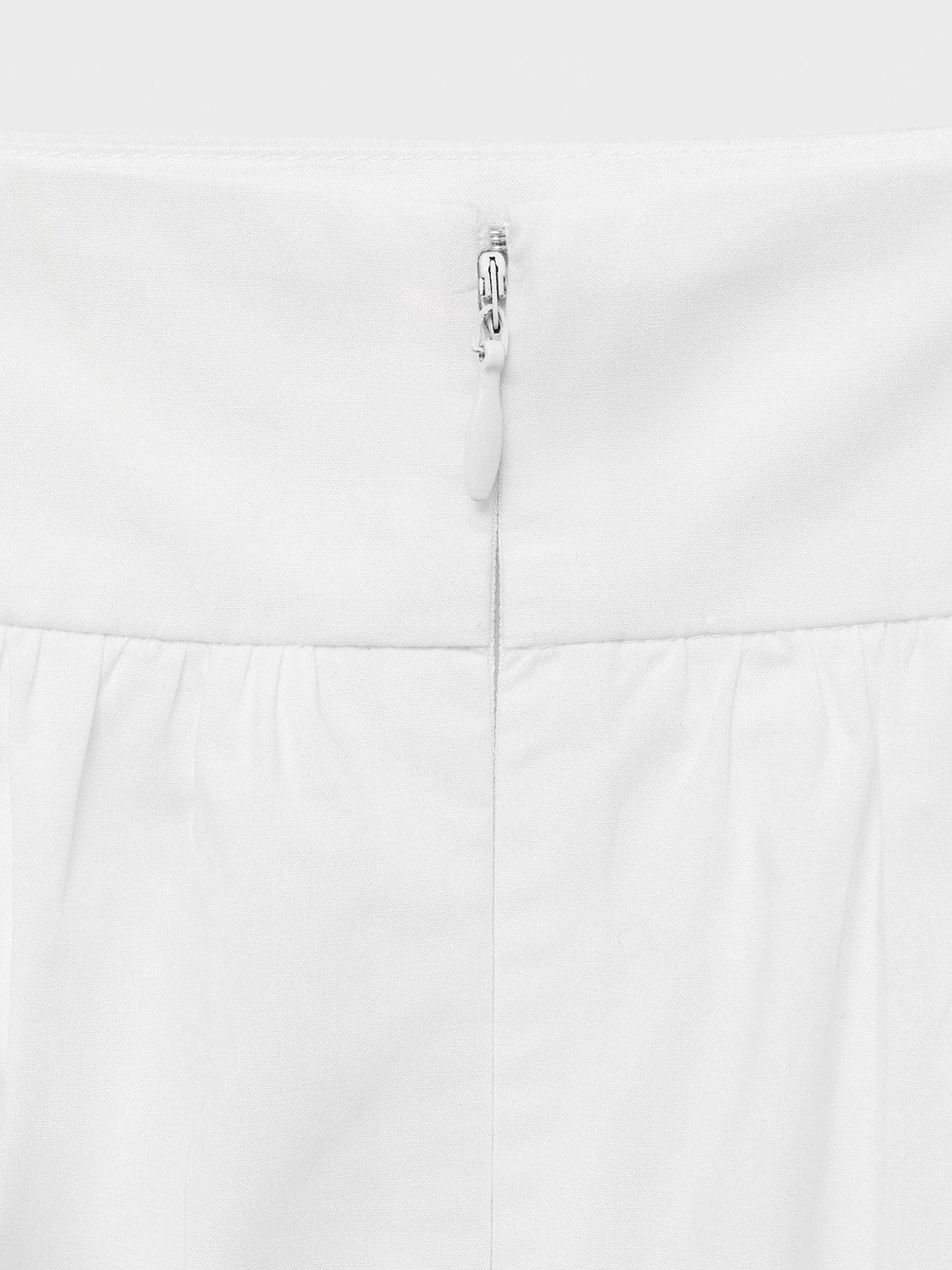 Product image 7 of 7, which shows Mango Blanca Midi Skirt, White, 10