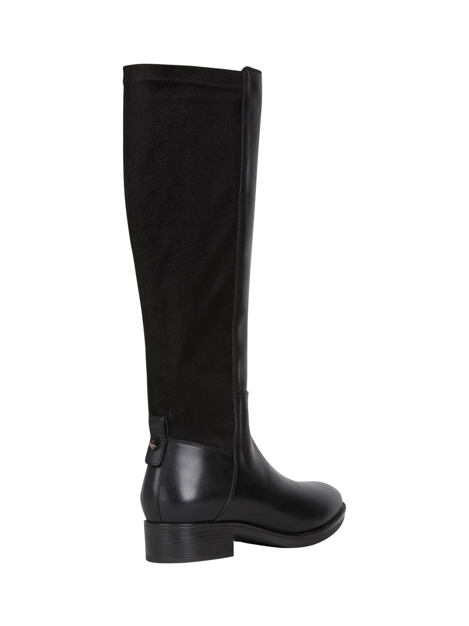 Product image 4 of 8, which shows Geox Felicity Leather Blend Calf Boots, Black, 2.5