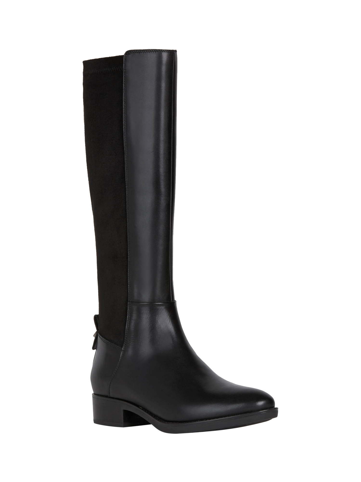 Product image 8 of 8, which shows Geox Felicity Leather Blend Calf Boots, Black, 2.5