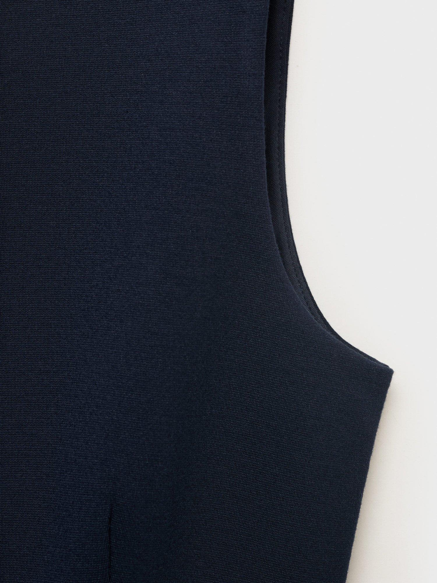 Product image 9 of 9, which shows Mango Brin Tailored Sleeveless Top, Navy, XXXL