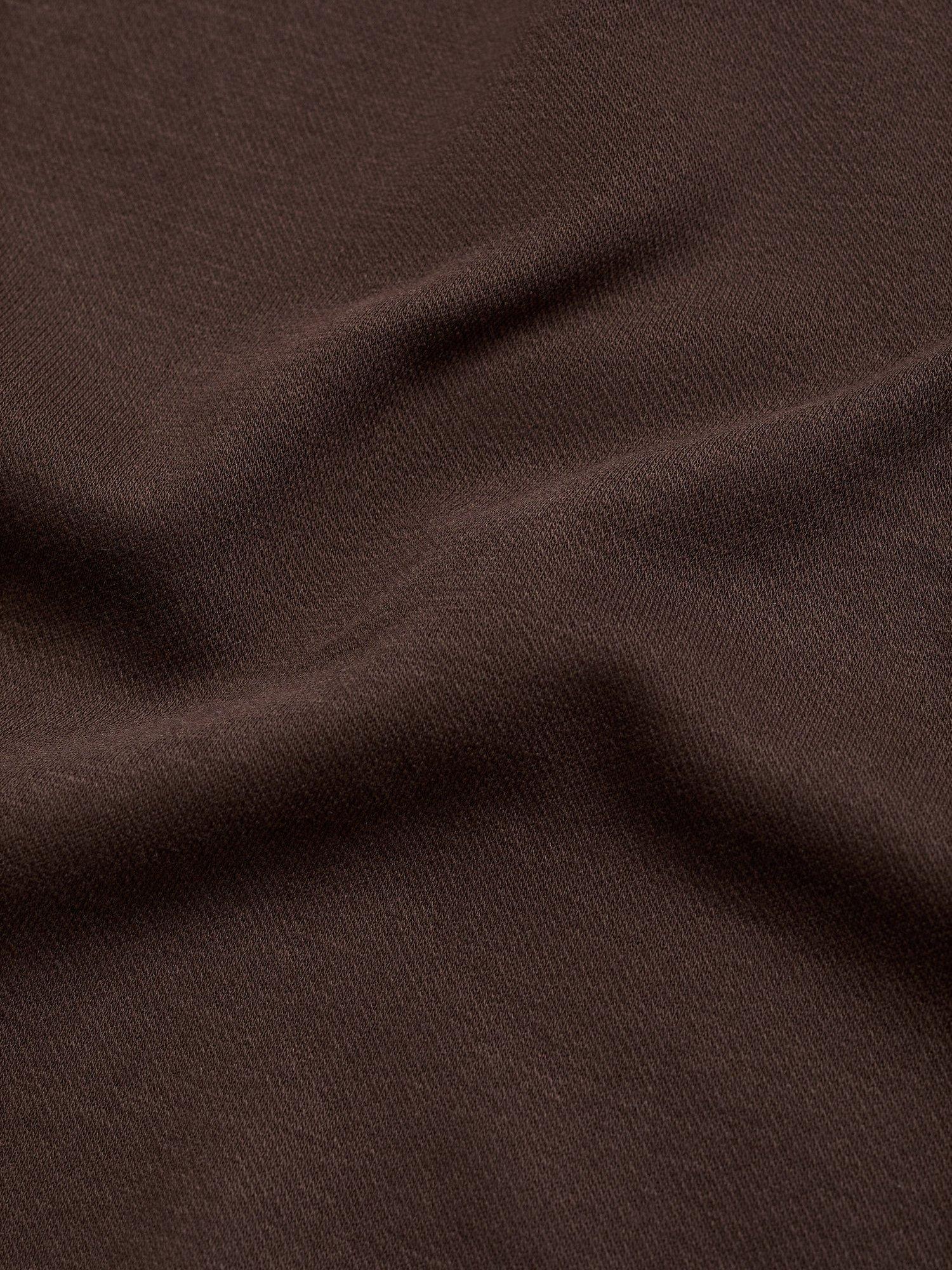 Product image 5 of 7, which shows Mango Pico Crew Neck T-Shirt, Brown, XXS