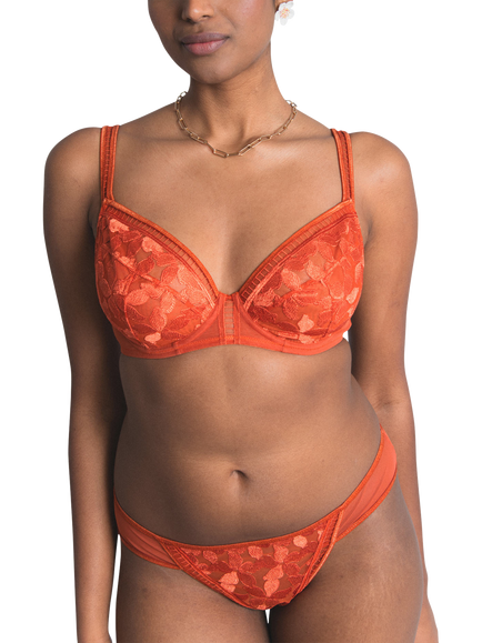 Maison Lejaby Magnolia Full Cup Bra, Rooibos - view 2, Rooibos