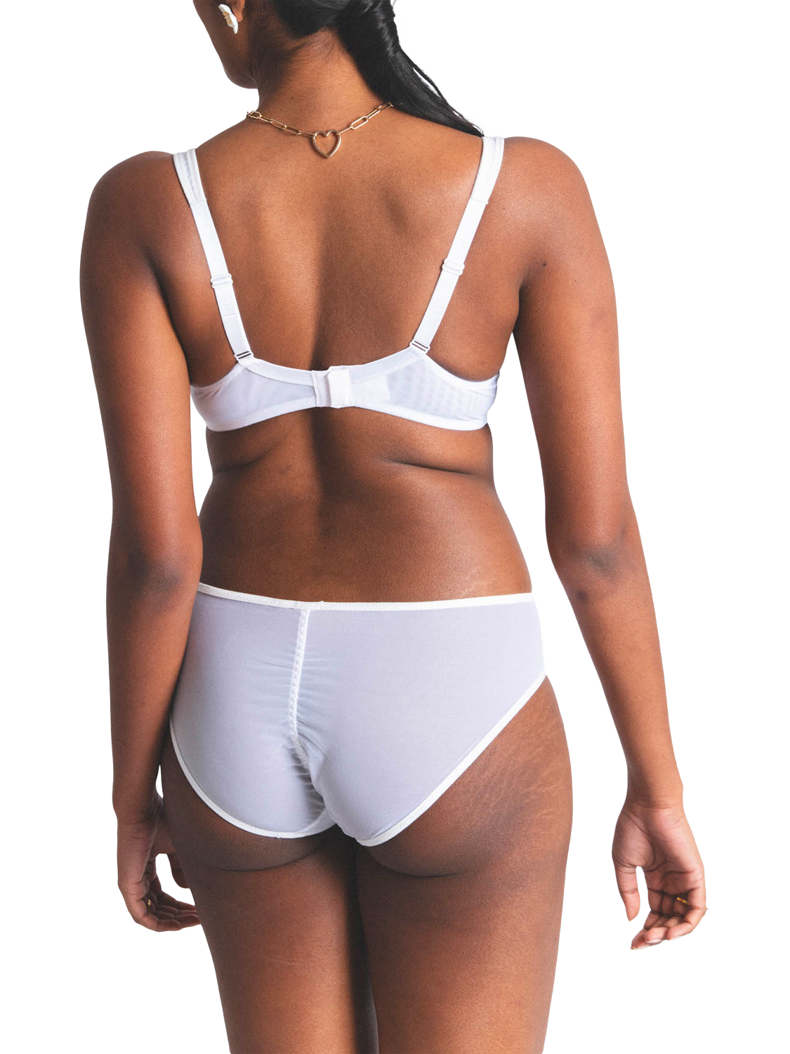 Product image 4 of 6, which shows Maison Lejaby Magnolia Knickers, Blanc, 8