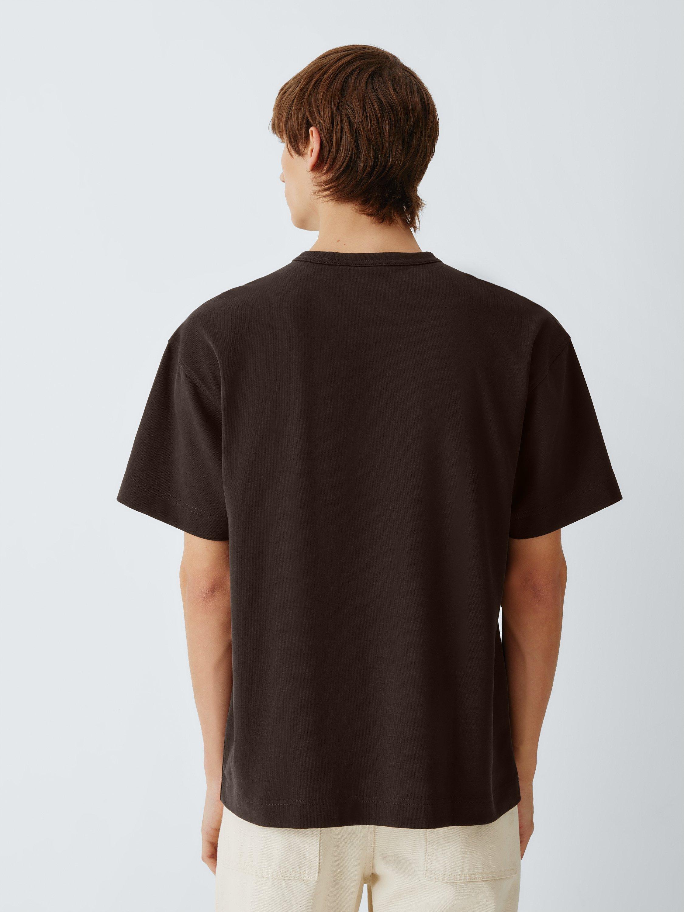 Product image 2 of 6, which shows Kin Relaxed Fit Pocket Cotton T-Shirt, Java, S