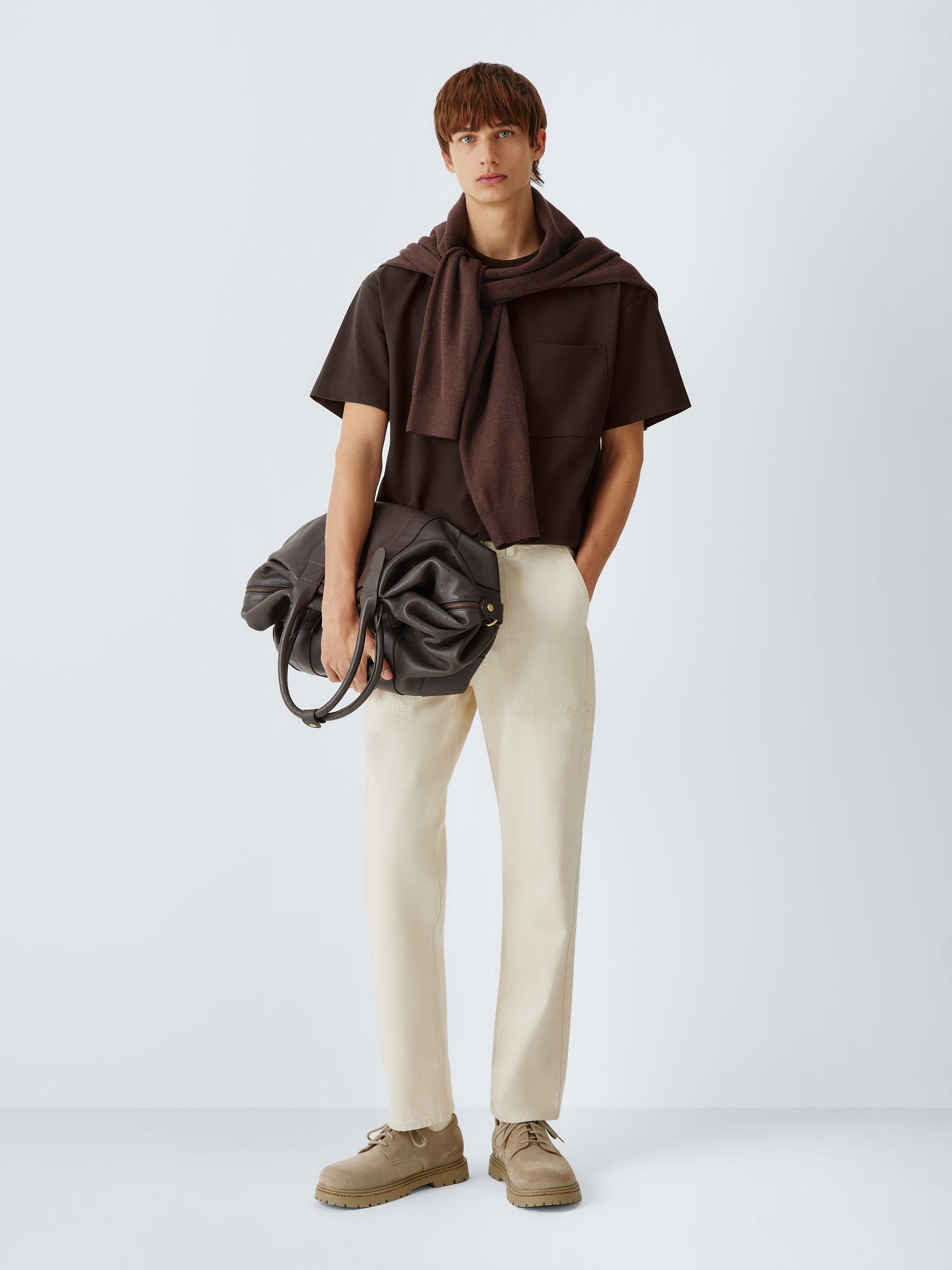 Product image 3 of 6, which shows Kin Relaxed Fit Pocket Cotton T-Shirt, Java, S