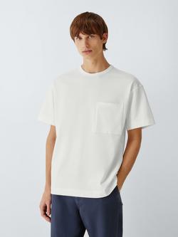 Kin Relaxed Fit Pocket Cotton T-Shirt, Egret