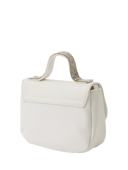 Angels by Accessorize Kids' Glitter Party Crossbody Bag, Ivory - view 2, Ivory