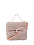 Angels by Accessorize Kids' Glitter Party Bag, Pink
