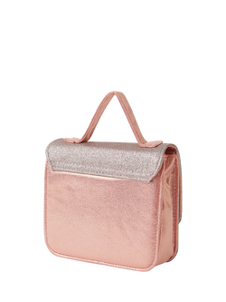 Angels by Accessorize Kids' Glitter Party Bag, Pink - view 2, Pink