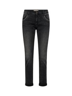MOS MOSH Naomi Decorative Pocket Tapered Jeans, Grey, Grey