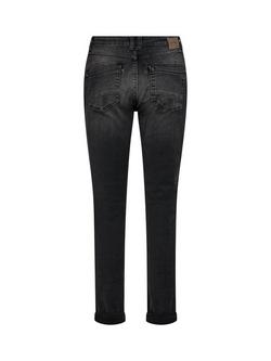 MOS MOSH Naomi Decorative Pocket Tapered Jeans, Grey - view 2, Grey