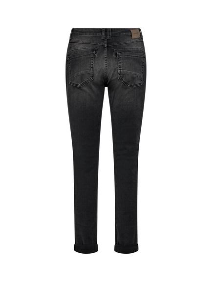MOS MOSH Naomi Decorative Pocket Tapered Jeans, Grey - view 2, Grey