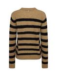 MOS MOSH Thora Striped Jumper, True Camel
