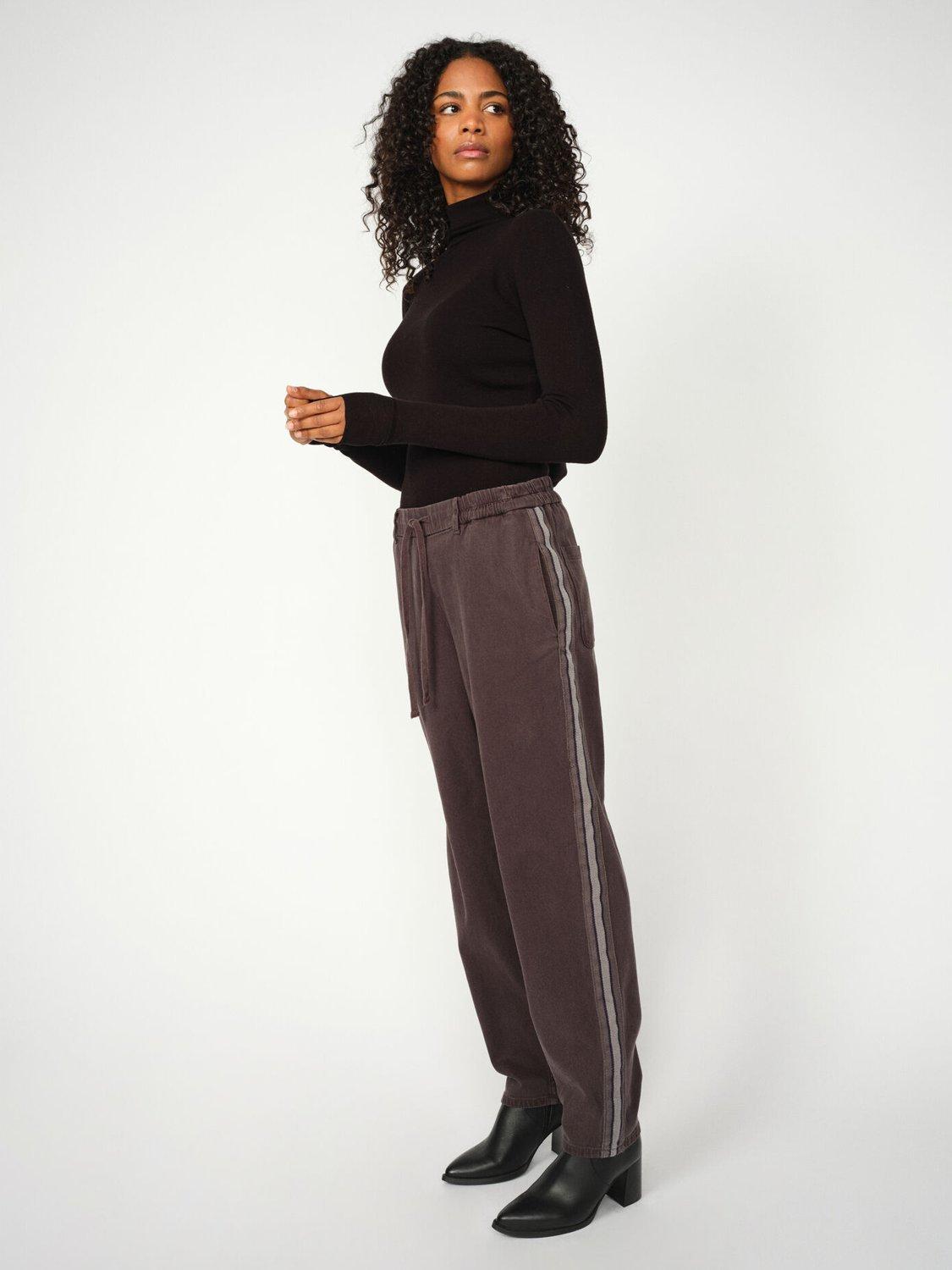 Product image 1 of 4, which shows MOS MOSH Maison Trousers, Grey/Multi, 25R