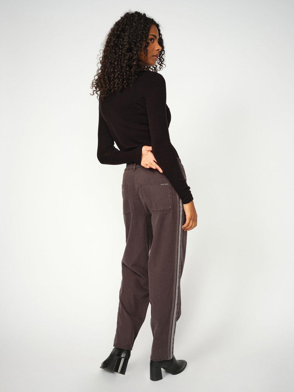 Product image 2 of 4, which shows MOS MOSH Maison Trousers, Grey/Multi, 25R