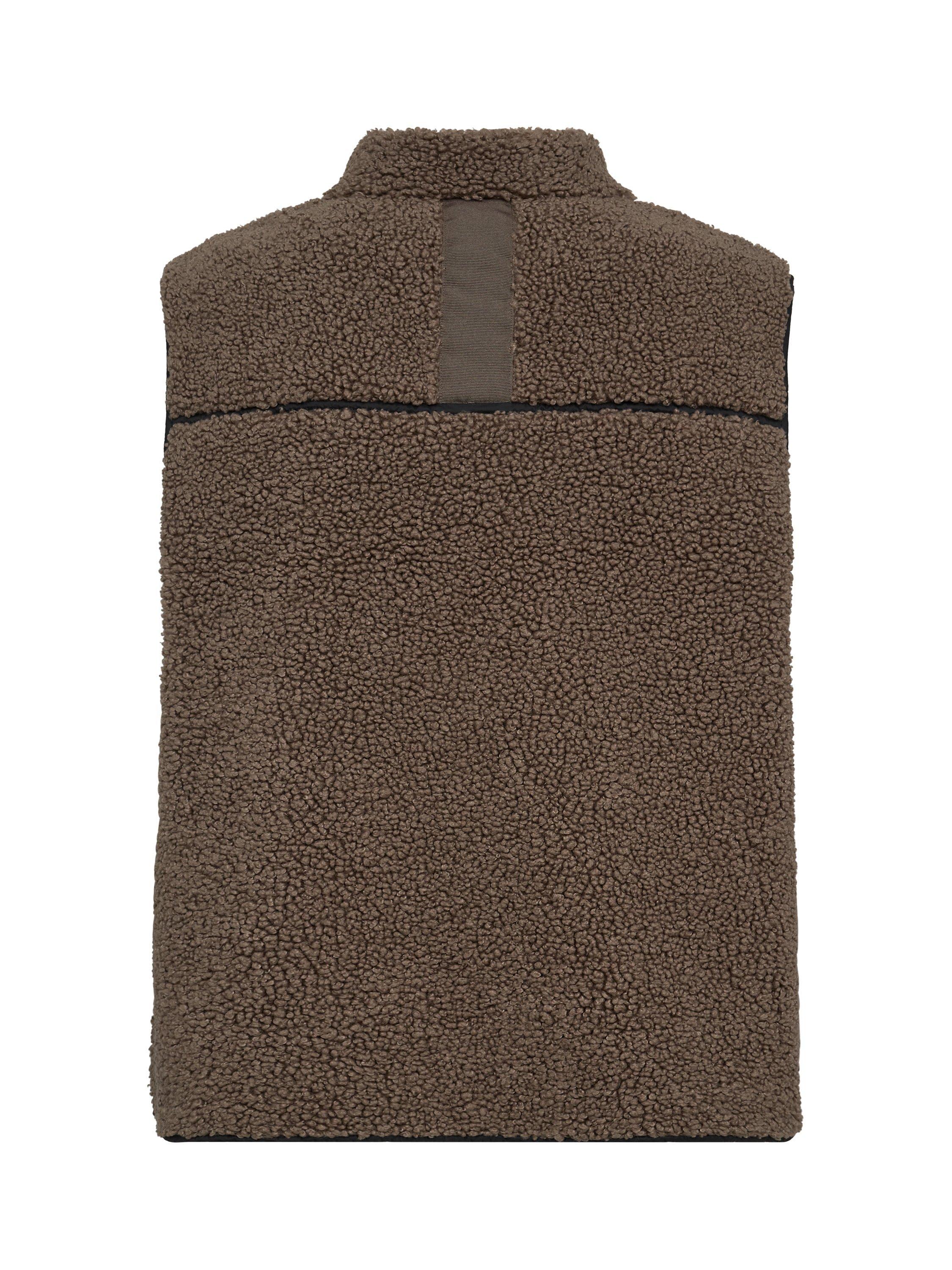 Product image 4 of 4, which shows MOS MOSH Rowe Teddy Gilet, Light Brown, XS