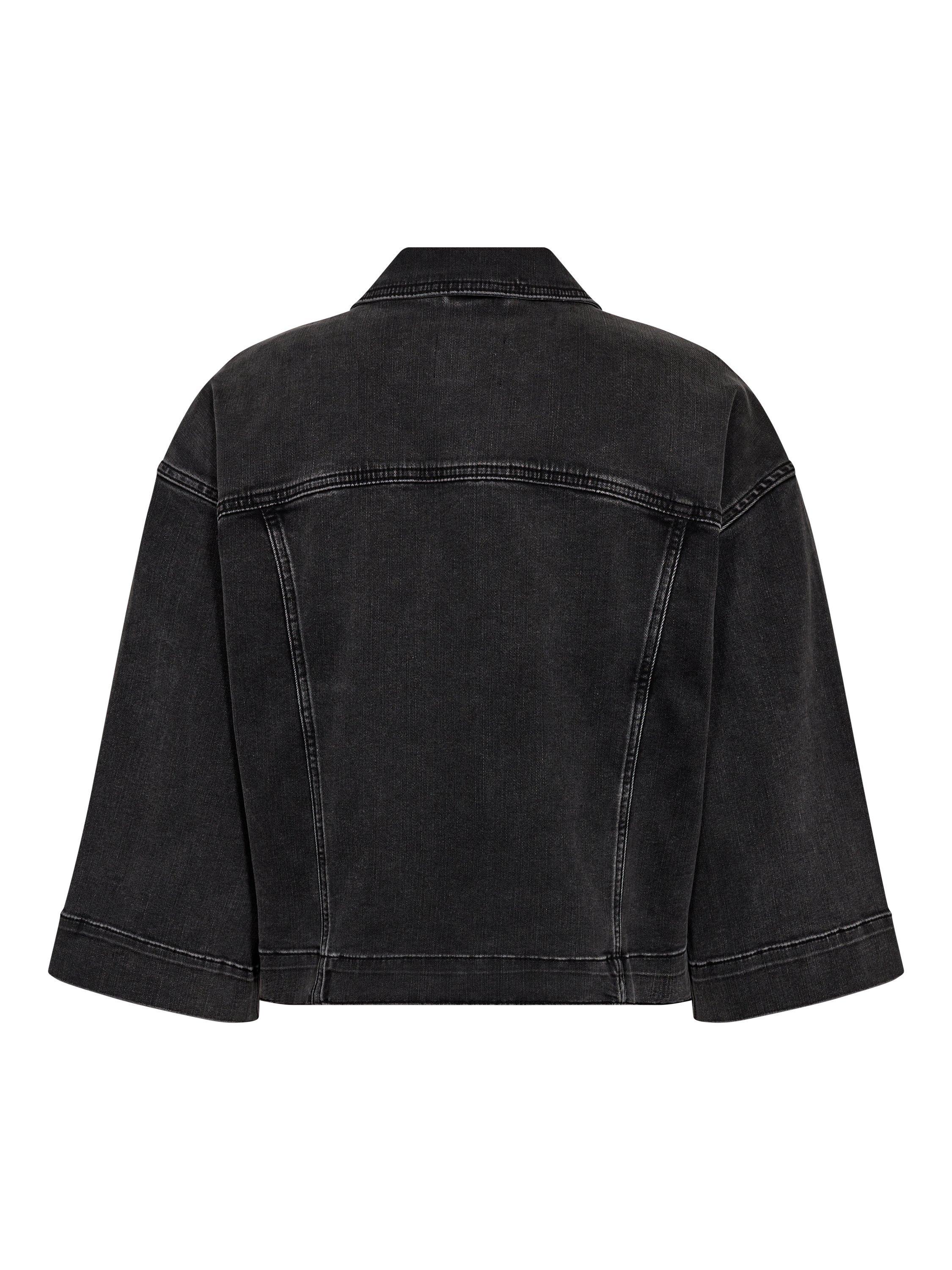 Product image 4 of 4, which shows MOS MOSH Penn Relaxed Fit Denim Jacket, Charcoal, XS