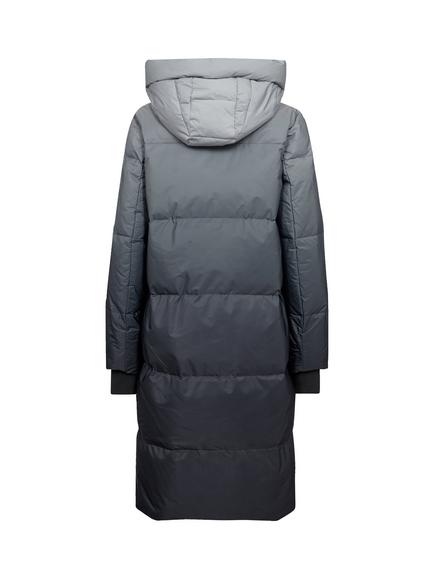 MOS MOSH Nova Dip Dye Hooded Jacket - view 2, Dark Grey