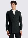 Moss Double Breasted Wool Blend Suit Jacket