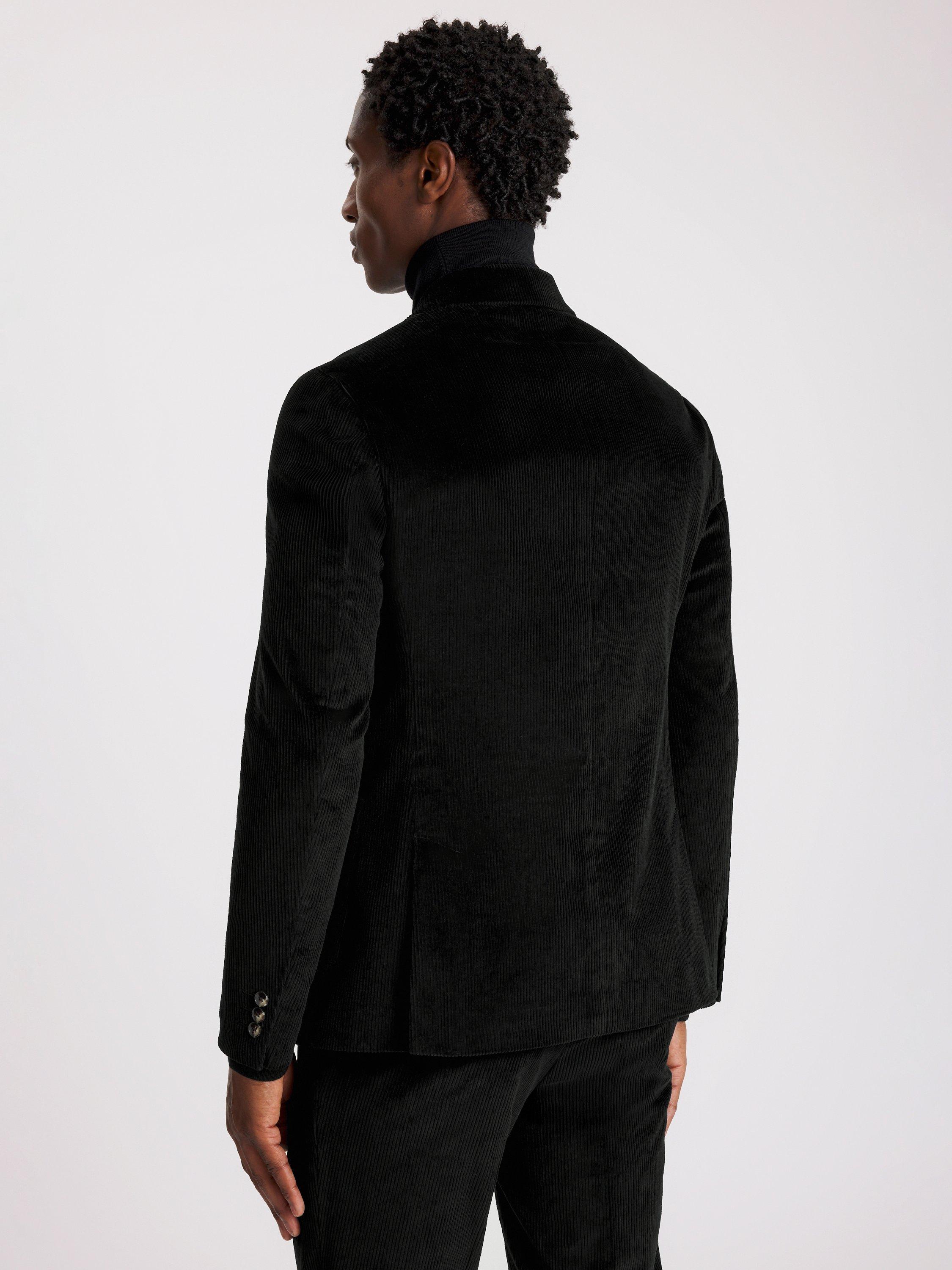 Product image 3 of 5, which shows Moss Slim Fit Corduroy Suit Jacket, Ink, 36S