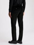 Moss Slim Fit Cotton Blend Corduroy Suit Trousers, Blue