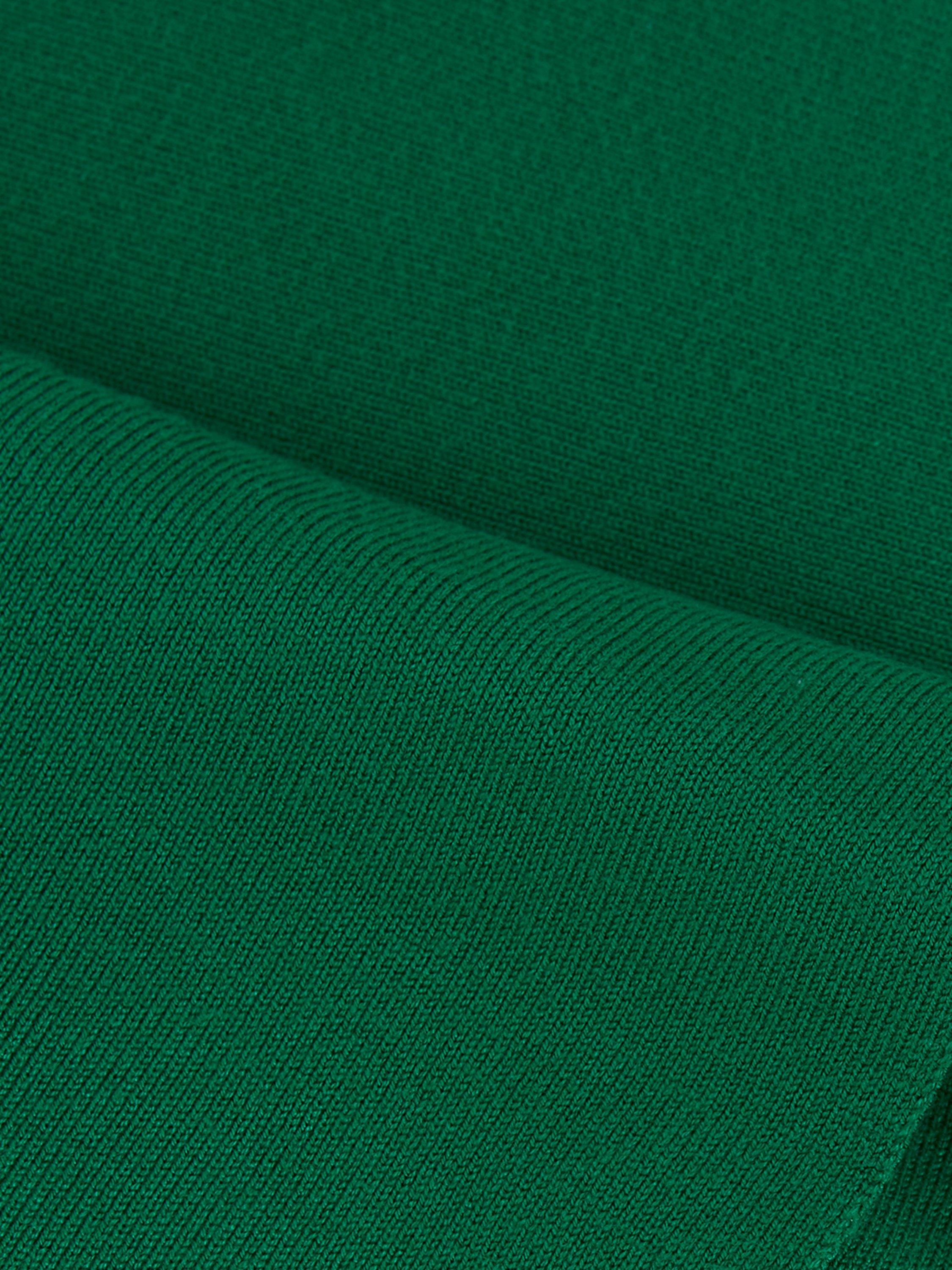 Product image 6 of 9, which shows Phase Eight Julia Peplum Knit Jumper, Green, XS