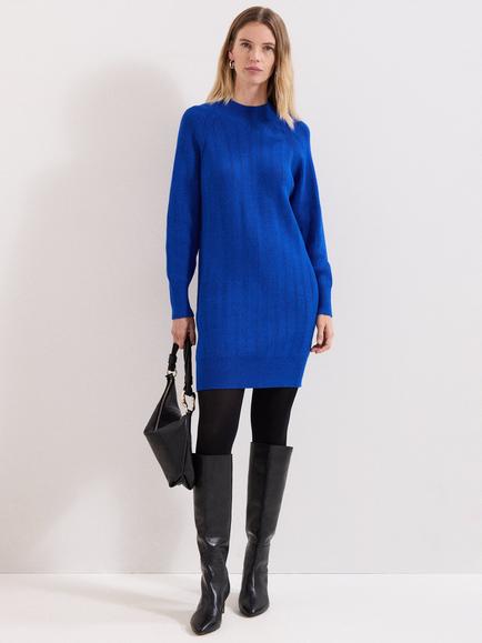 Phase Eight Eleana Jumper Mini Dress, Blue