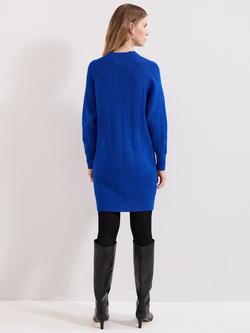 Phase Eight Eleana Jumper Mini Dress - view 2, Blue