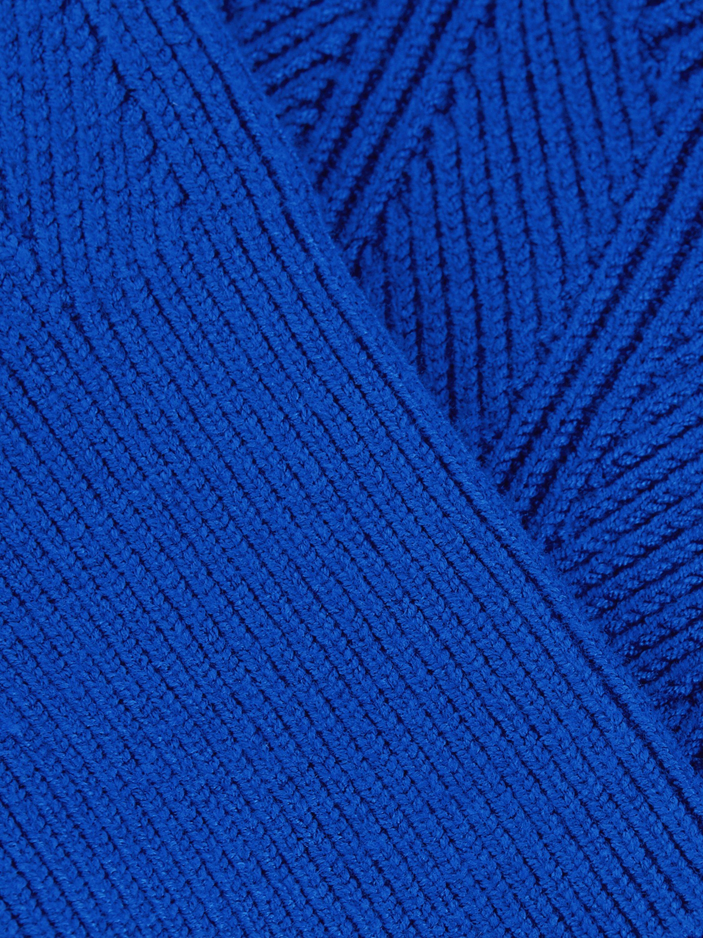 Product image 6 of 7, which shows Phase Eight Eleana Jumper Mini Dress, Blue, 16