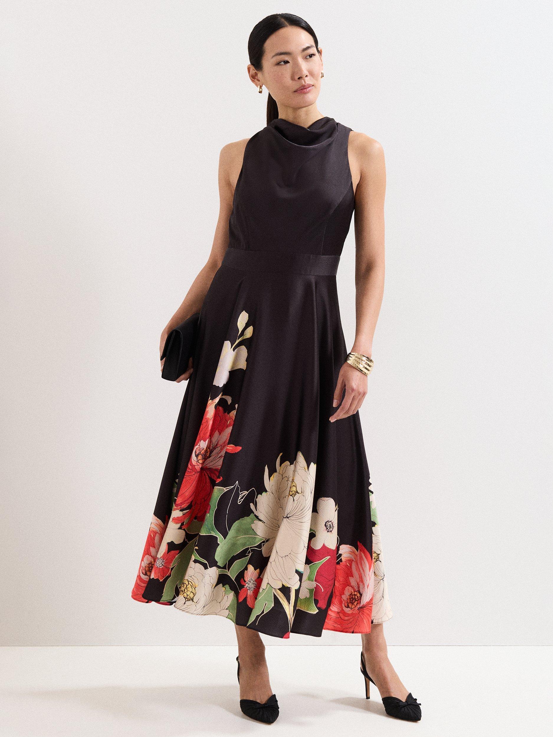 Embroidered Dress Phase Eight Piper Printed Dress Petite Asymmetric Floral  Maxi Dress White House Black Market