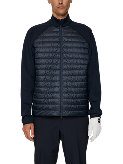 J.Lindeberg Hayden Quilted Hybrid Jacket, Navy, Navy