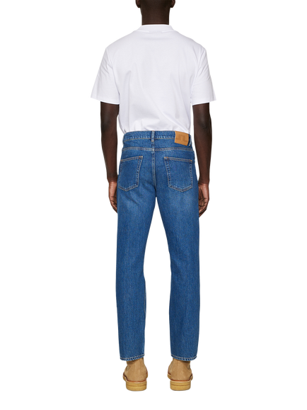 J.Lindeberg Cody Mis Wash Regular-Fit Jeans - view 2, Mid Blue