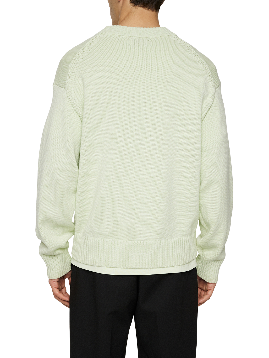 Product image 2 of 5, which shows J.Lindeberg Eddy Wool Cotton Blend Crew Jumper, Ambrosia, L