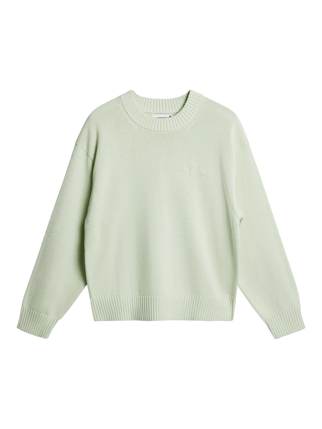 Product image 5 of 5, which shows J.Lindeberg Eddy Wool Cotton Blend Crew Jumper, Ambrosia, L