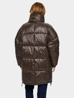 Saint Tropez Florine Puffer Jacket - view 2, Mulch