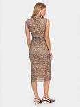Saint Tropez Loreen Animal Print Dress, Brown/Multi