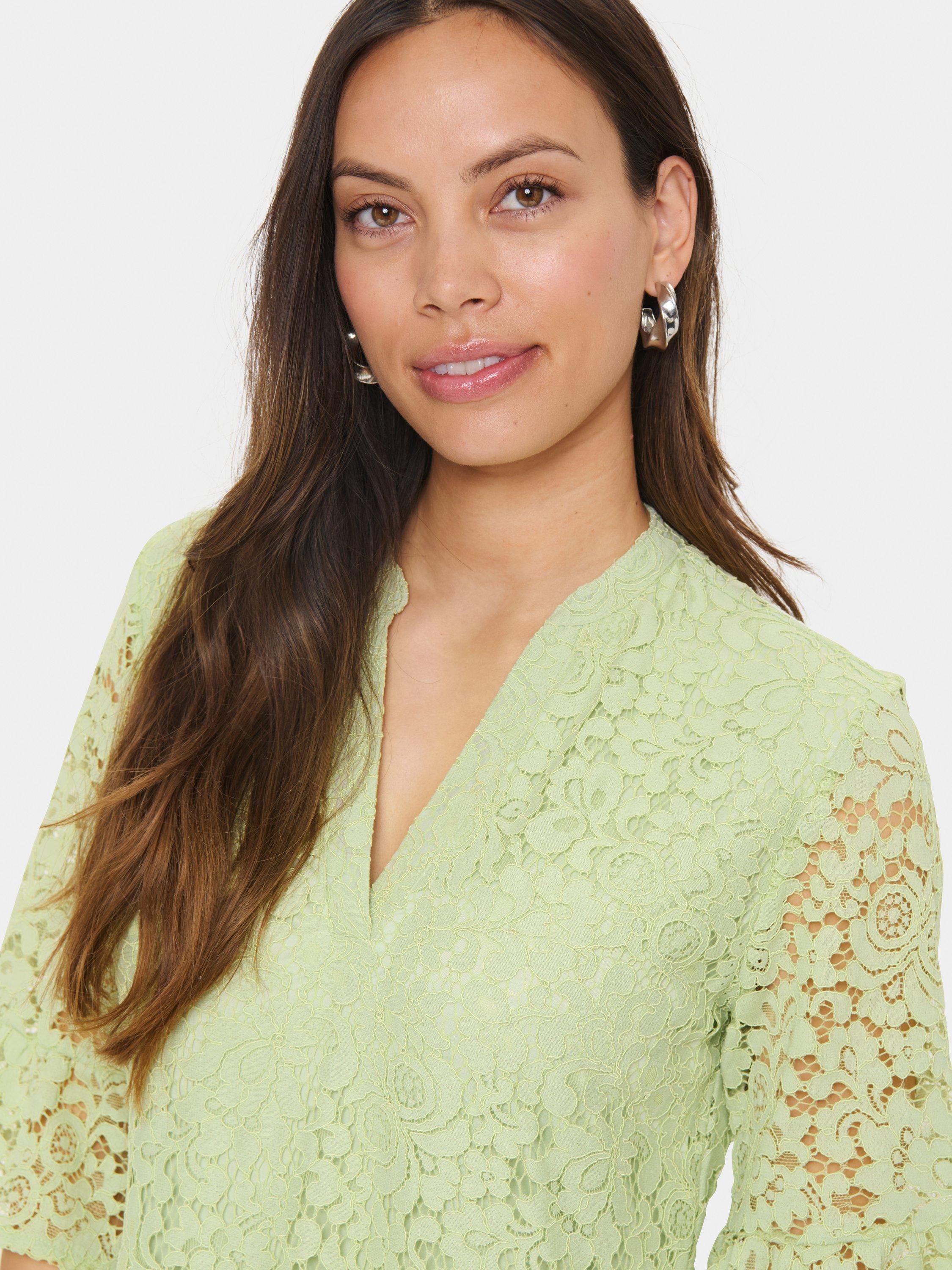 Product image 4 of 6, which shows Saint Tropez Zanna Dress, Smoke Green, M