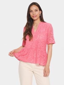 Saint Tropez Zanna Blouse, Fruit Dove
