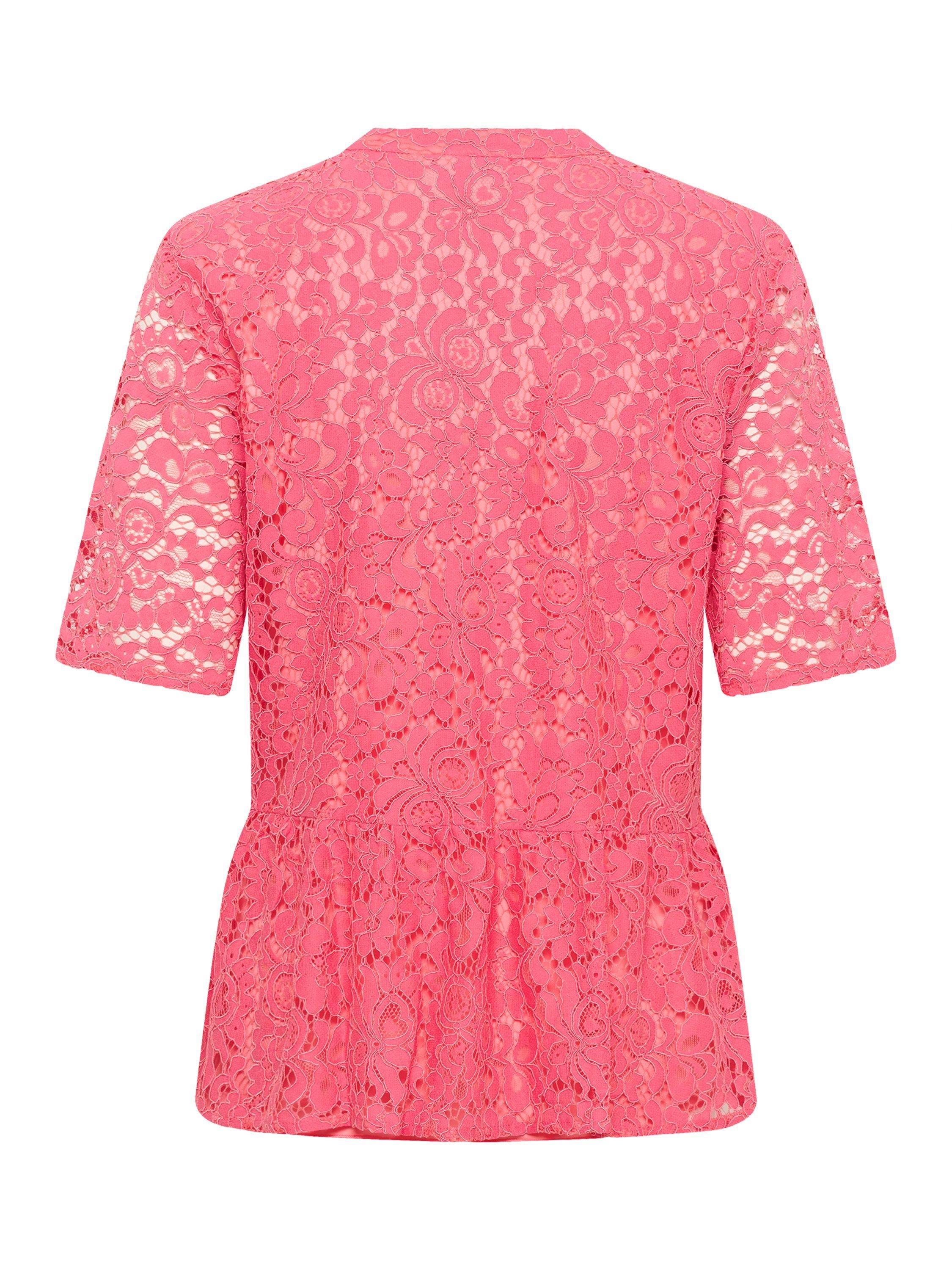 Product image 6 of 6, which shows Saint Tropez Zanna Blouse, Fruit Dove, XS