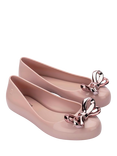Mini Melissa Kids' Sweet Love Glam Jelly Ballet Flats
