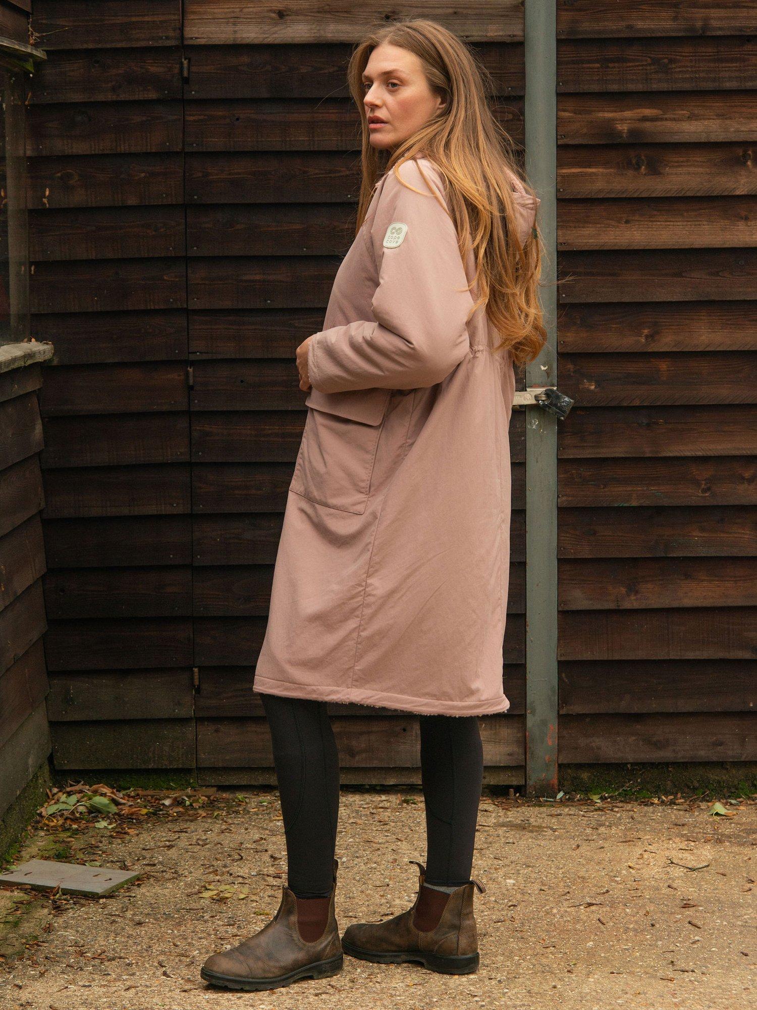 Product image 6 of 9, which shows Cape Cove Embrace Water Resistant Coat, Pink, XS